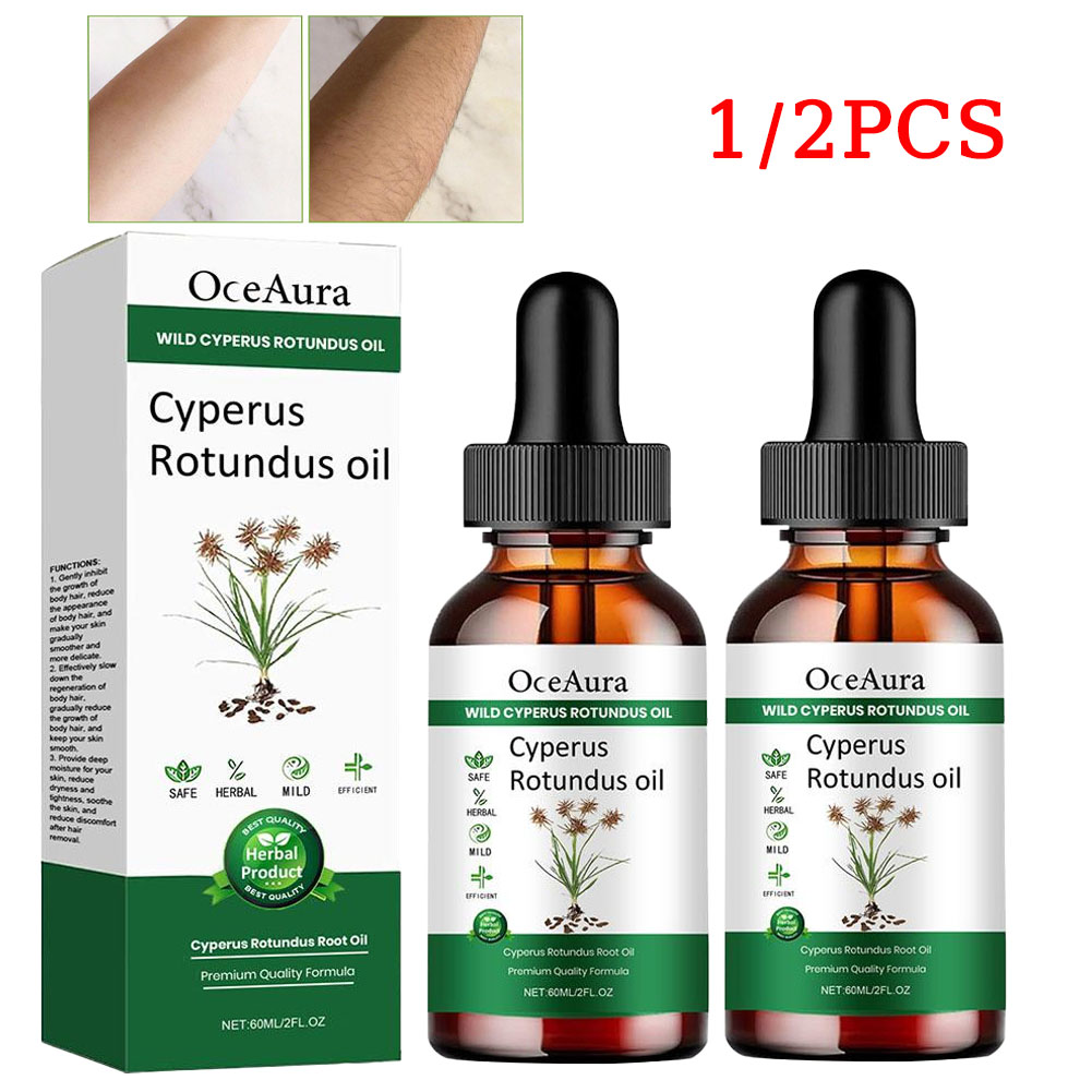 Hair Care Natural - 1/2pcs Natural Cyperus Rotundus Oil Gentle