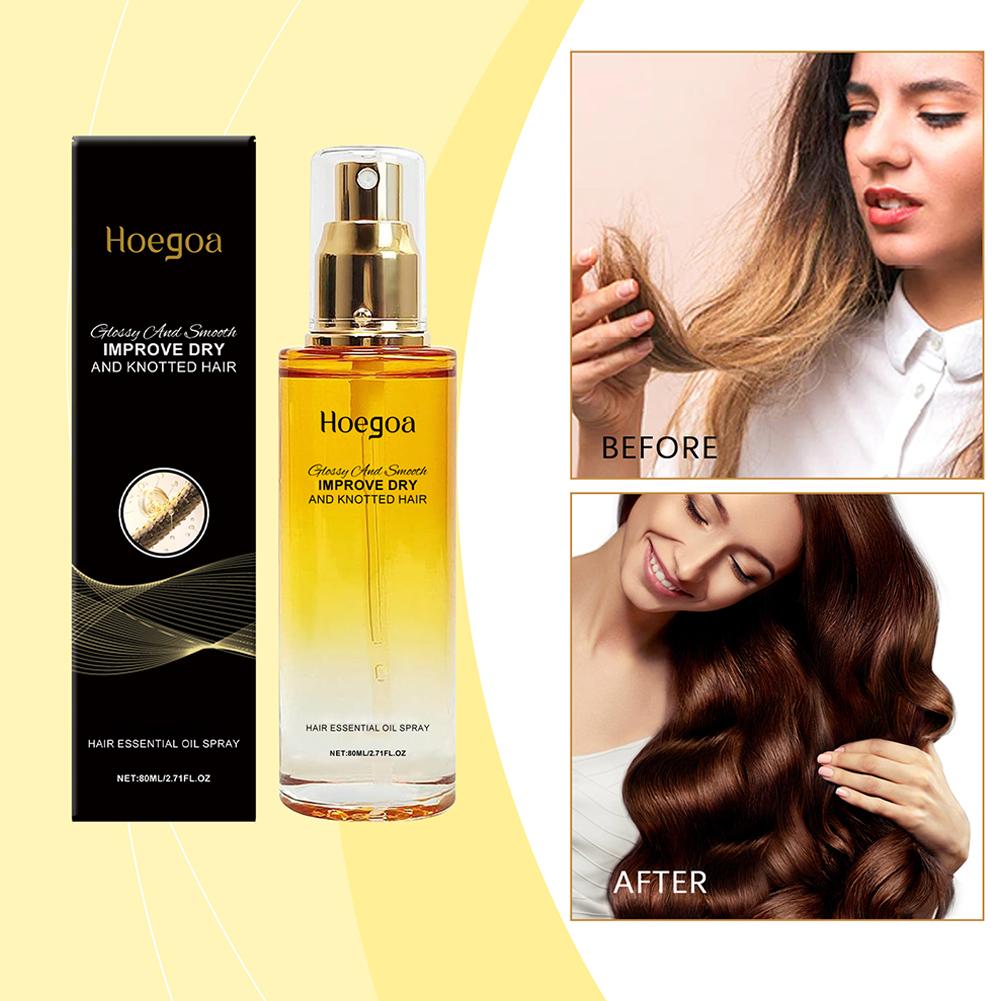 Split End Repair Serum - Hair Repair Serum with Heat Protectant,