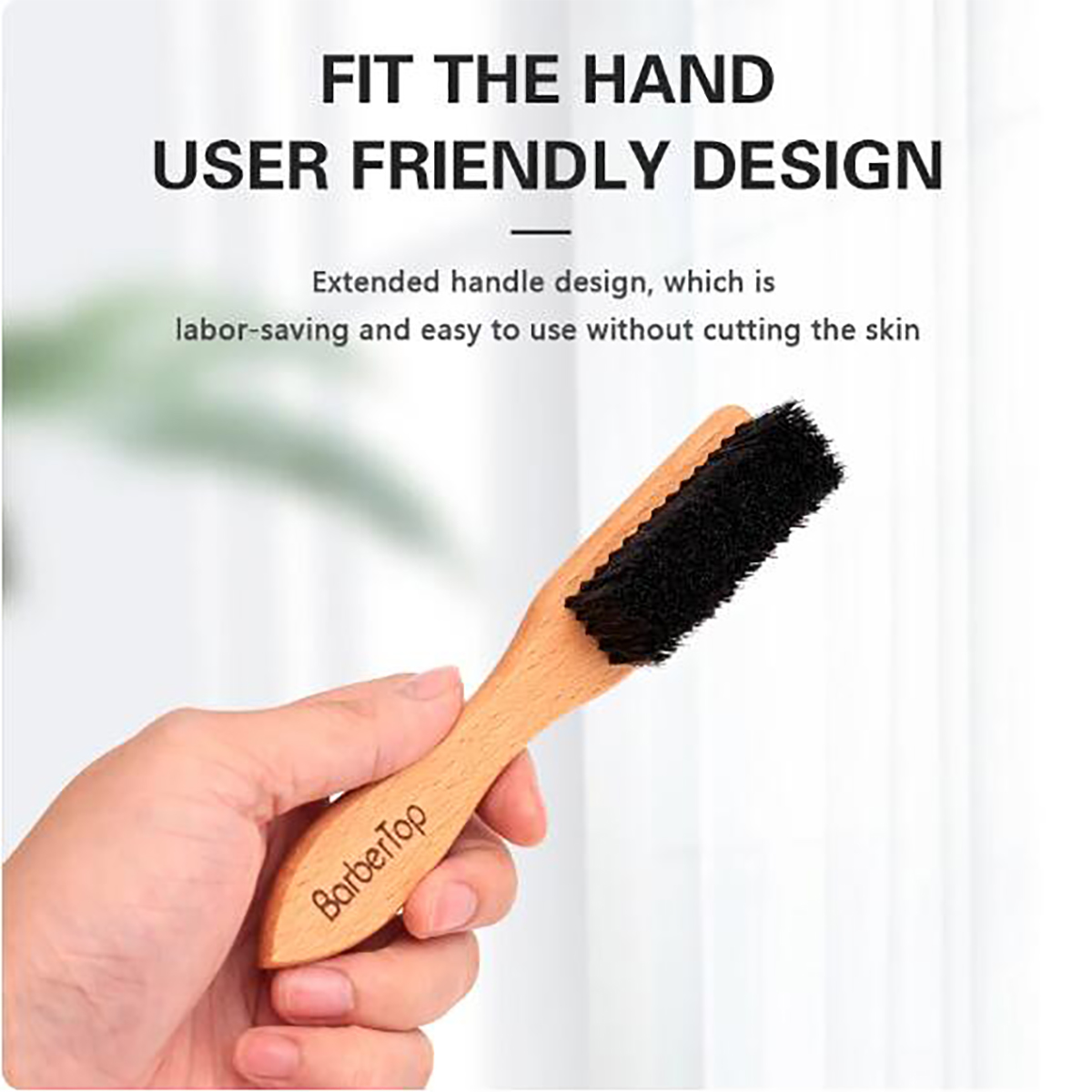 Barbershop Wooden Handle Boar  - Hair Care For Men ulasan dan harga