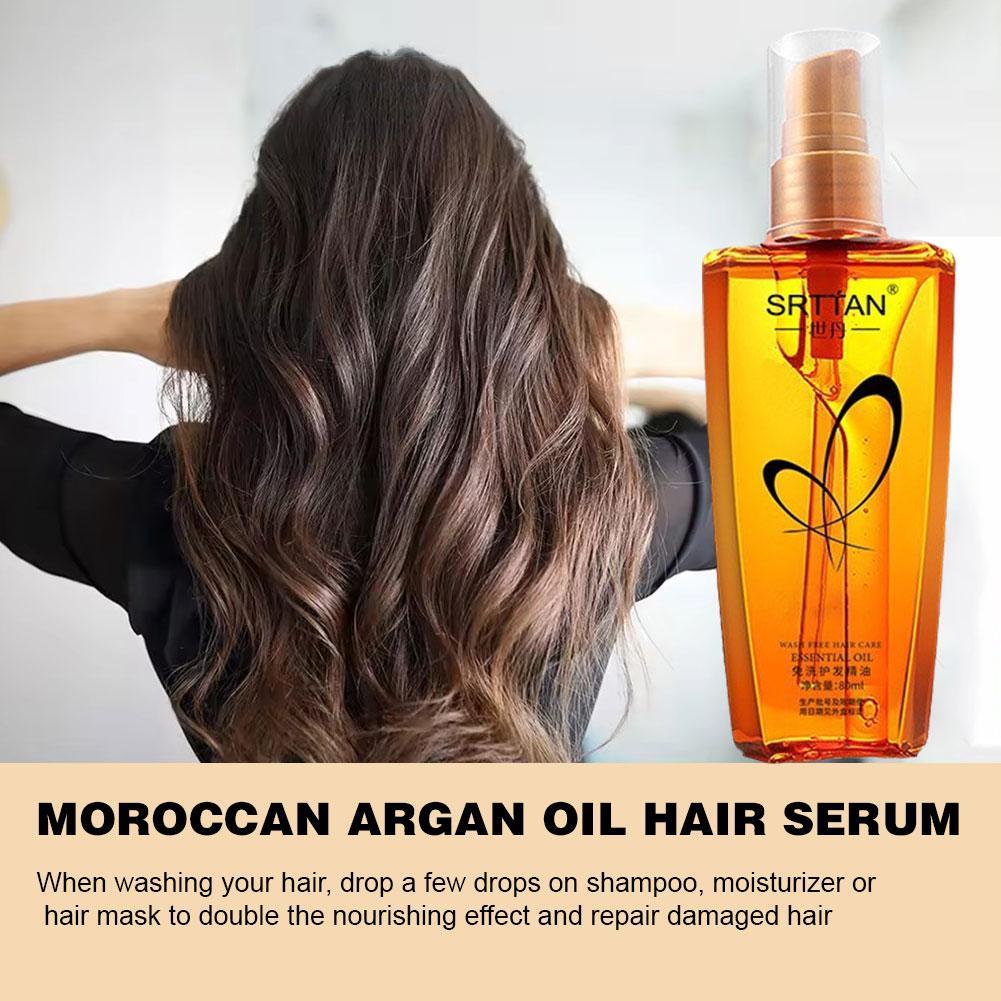 Moroccan Argan Oil Hair Serum  - Split End Repair Serum ulasan dan harga