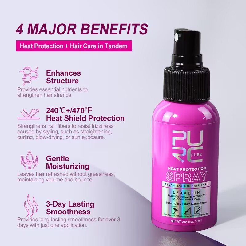 PURC Heat Protectant Spray Coc - Hair Care Heat Protectant ulasan dan harga