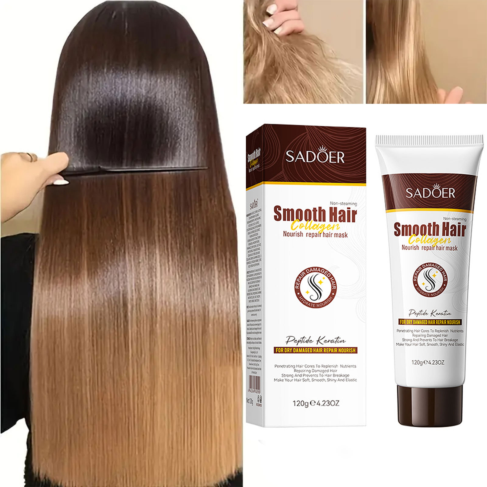 SADOER Collagen Hair Mask Prof - Deep Conditioner Mask ulasan dan harga