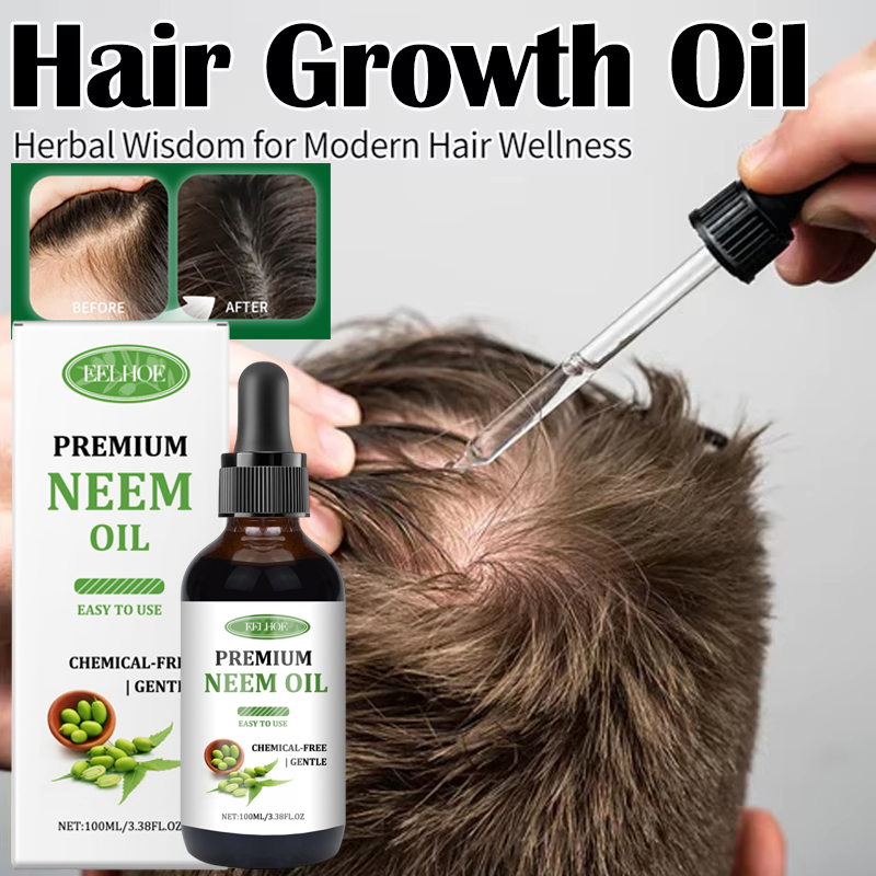 Pure Neem Oil Hair Serum Repai - Split End Repair Serum ulasan dan harga