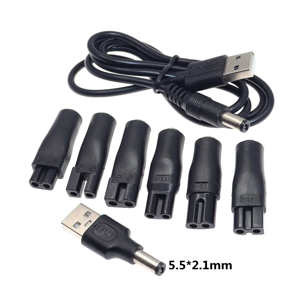 8PCS Replacement Power Cord 5V - Hair Care For Men ulasan dan harga