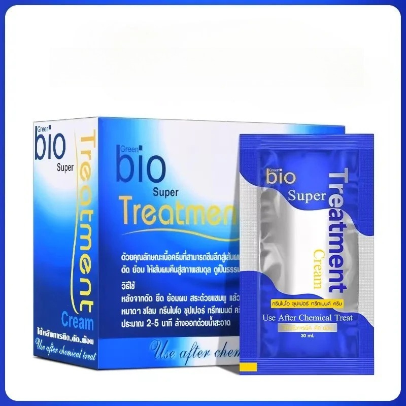 Green Bio Hair Mask 24 Sachets - Deep Conditioner Mask ulasan dan harga