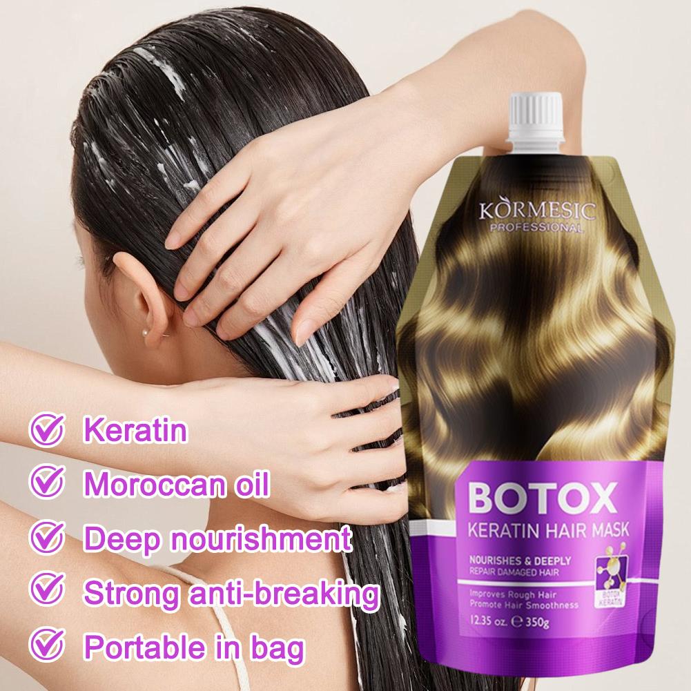 Argan Oil Keratin Hair Mask 35 - Deep Conditioner Mask ulasan dan harga