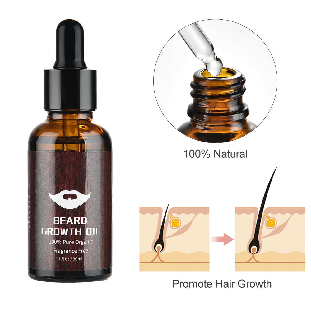 Men Beard Growth Kit Natural B - Hair Care Olive Oil ulasan dan harga