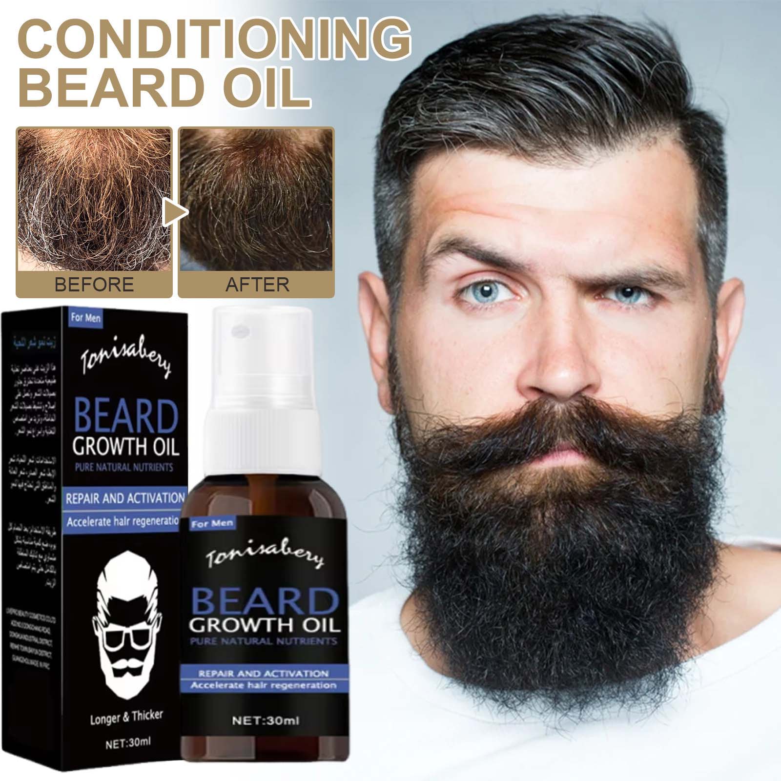 Beard Growth Oil Beard Wax Bal - Hair Care Natural ulasan dan harga
