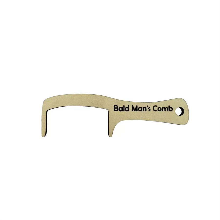 Wooden Comb for Bald Men Funny - Hair Care Products ulasan dan harga