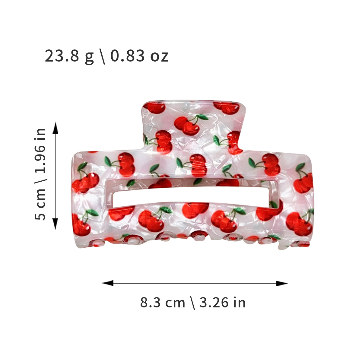 Fresh Fruit Grip Square Hollow - Hair Care Vegan ulasan dan harga