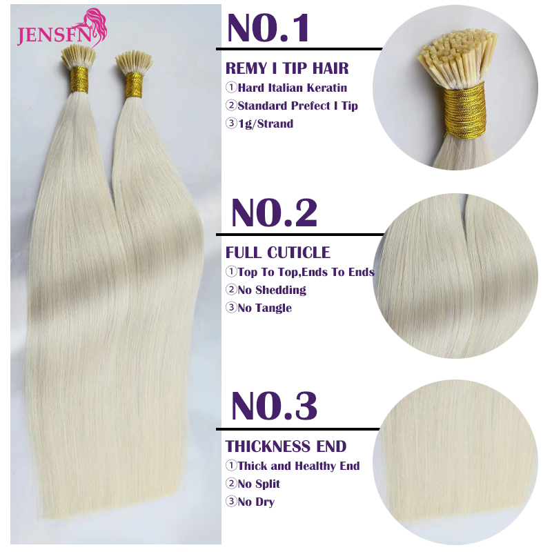 JENSFN I Tip Hair Extensions 1 - Hair Care Tips ulasan dan harga