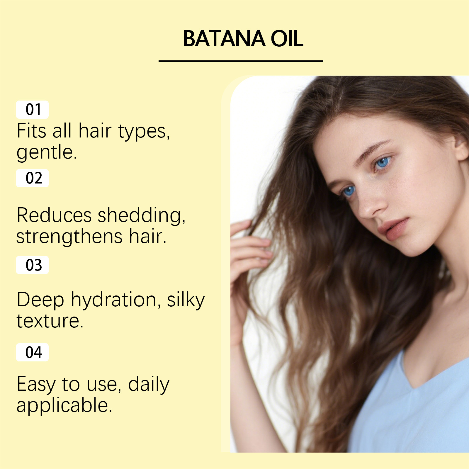 Batana Hair Oil Natural Organi - Split End Repair Serum ulasan dan harga