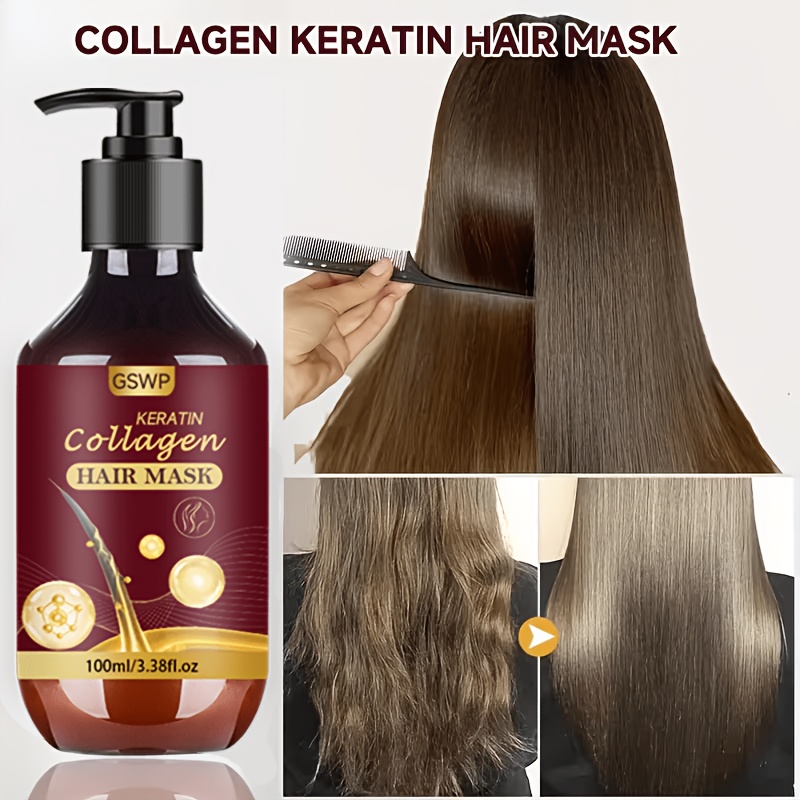 GSWP Collagen Keratin Hair Mas - Hair Care Heat Protectant ulasan dan harga