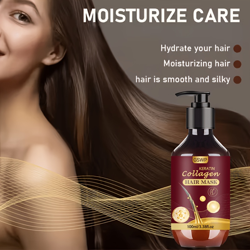 GSWP Collagen Keratin Hair Mas - Hair Care Heat Protectant ulasan dan harga