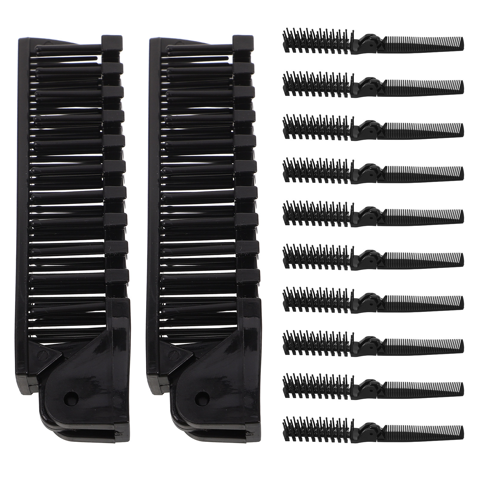 20Pcs Folding Comb Bead Tipped - Hair Care Tips ulasan dan harga