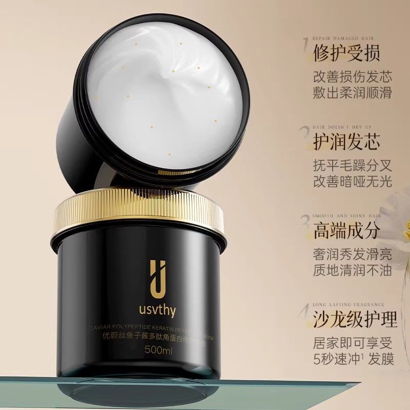 USVTHY Caviar Fortifying Hair  - Deep Conditioner Mask ulasan dan harga