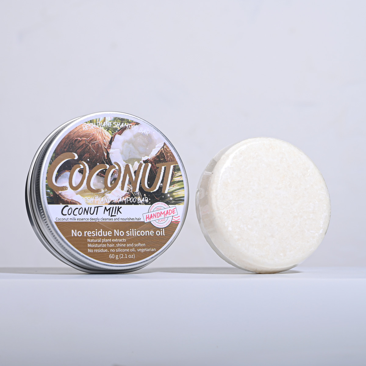 LH+60g Solid Coconut Shampoo w - Hair Care Olive Oil ulasan dan harga