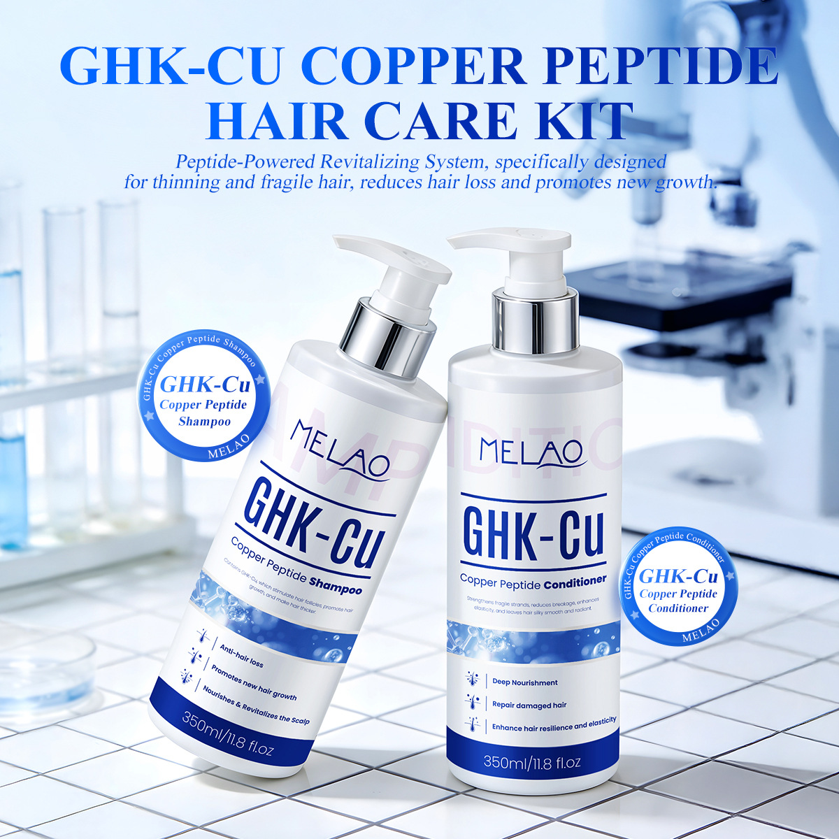 350ml GHK-Cu Copper Peptide Ha - Hair Care Vegan ulasan dan harga