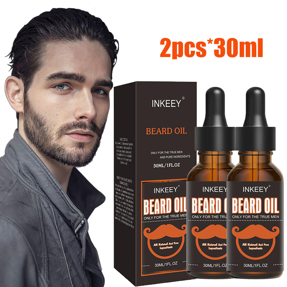 2PCS Beard Care Oil For Men Na - Hair Care For Men ulasan dan harga