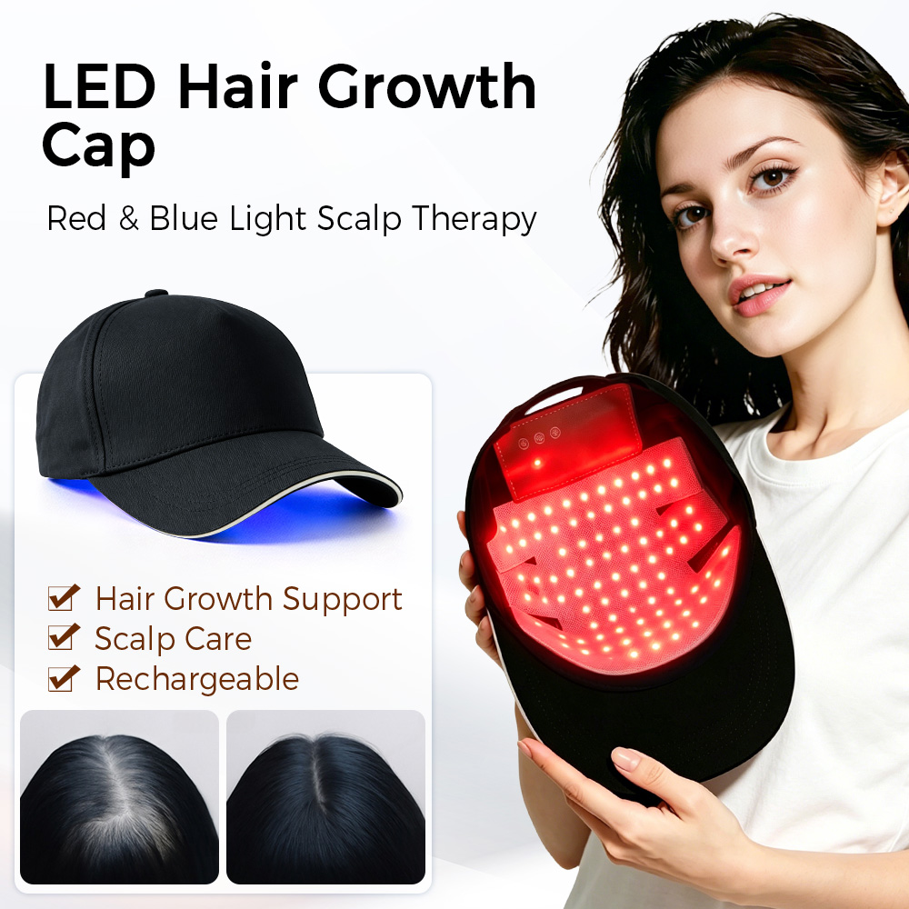 LED Hair Growth Cap Red Blue L - Hair Care Products ulasan dan harga