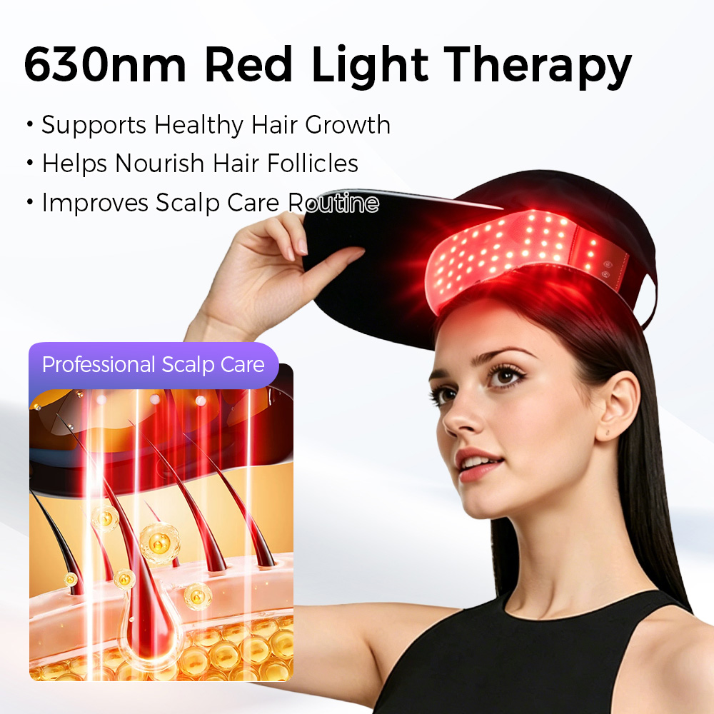 LED Hair Growth Cap Red Blue L - Hair Care Products ulasan dan harga