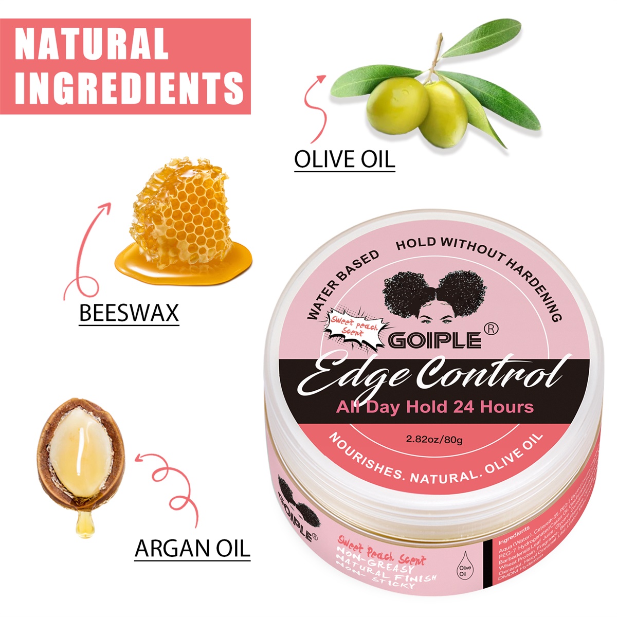 GOIPLE Natural Fruits Scents E - Hair Care Olive Oil ulasan dan harga
